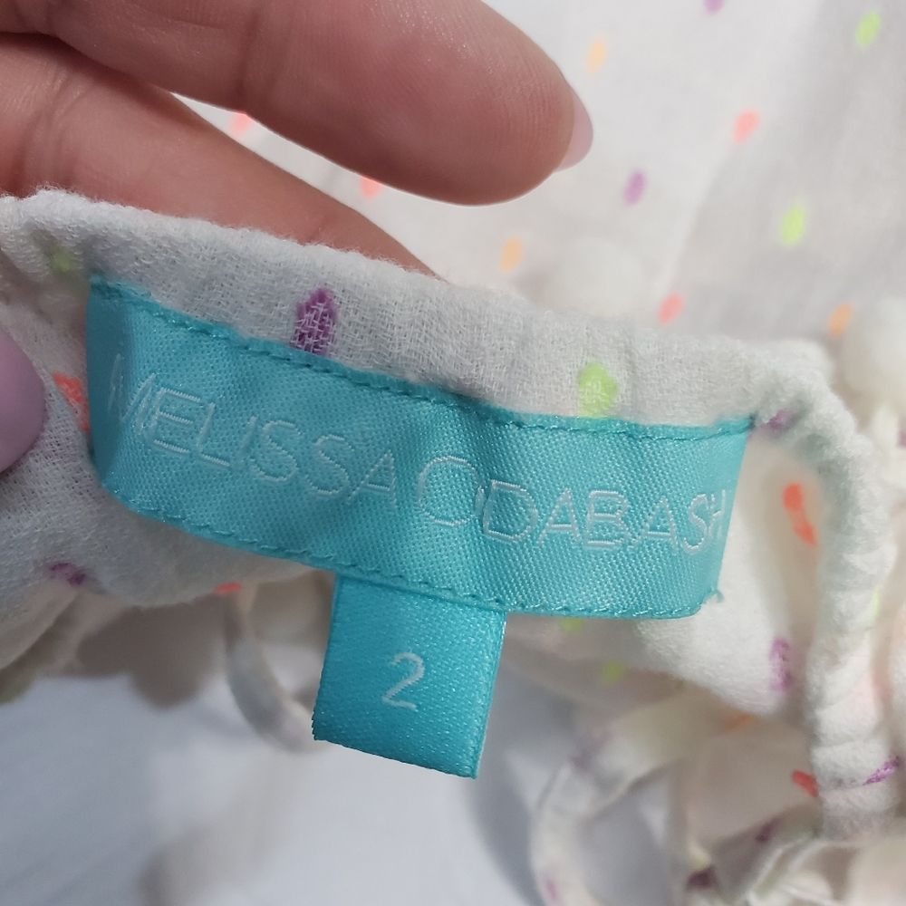 Melissa Odabash toddler girl pom pom romper size 2 - Picture 5 of 9